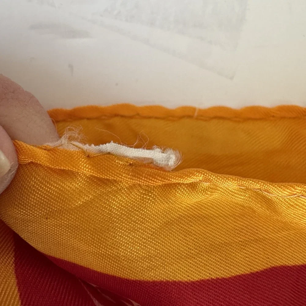 Vintage 1974 NFL Washington Redskins Square Bandana Scarf Acetate Japan Rare!